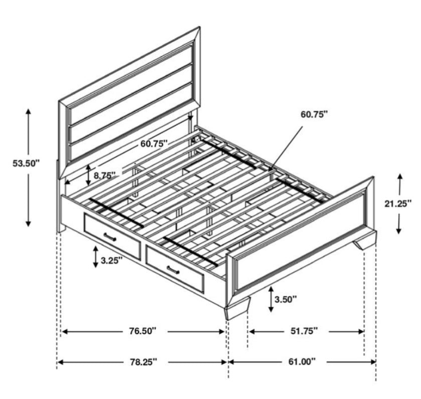 Kauffman Queen Bed 204190Q