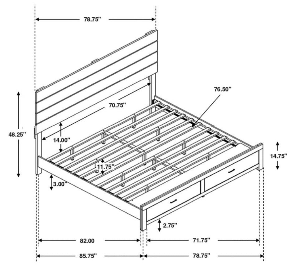 Brantford King Bed 207040KE