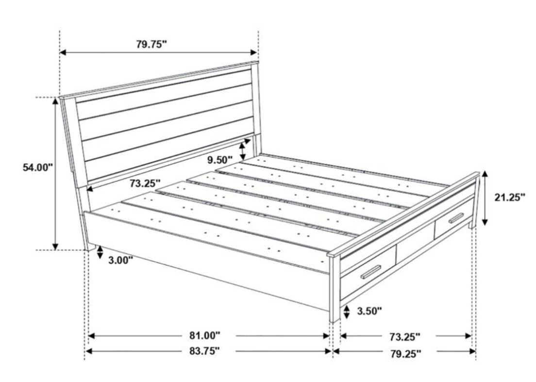 Woodmont King Bed 222631KE