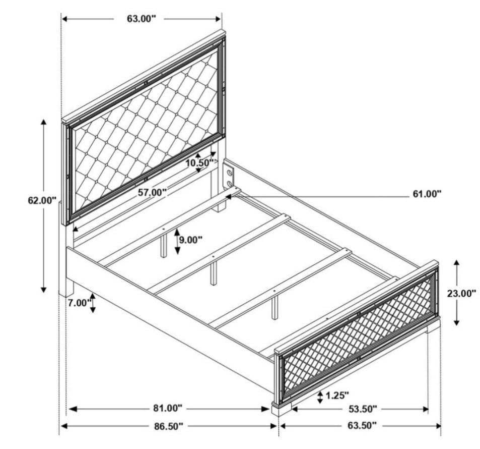 Eleanor Upholstered Queen Bed 223461Q