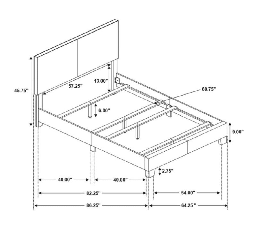 Dorian Queen Bed 300762Q