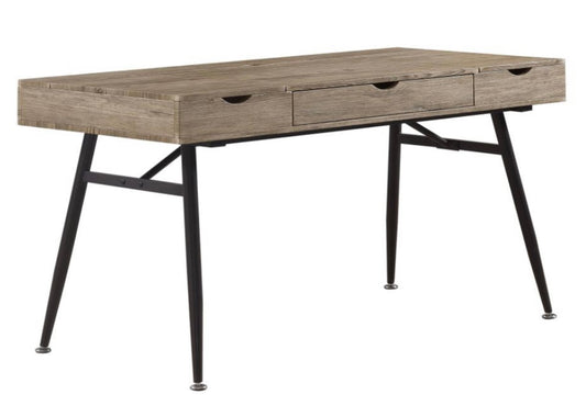 Rafael 1-drawer Writing Desk Rustic Driftwood 801935