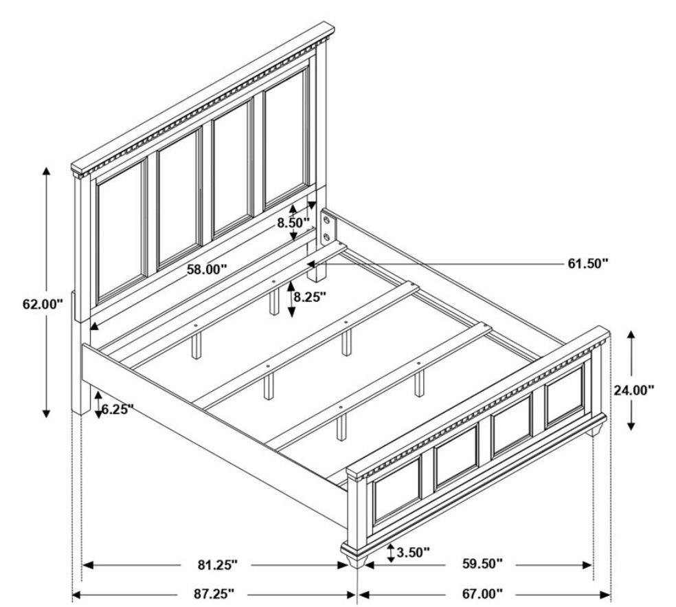 Bennington Queen Bed 222711Q