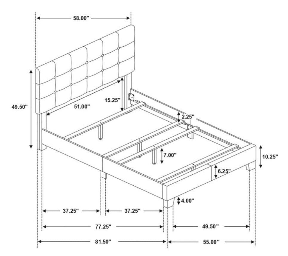 Mapes Full Bed 305746F