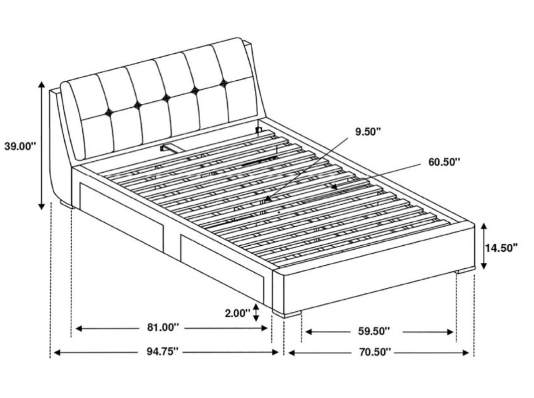 Fenbrook Upholstered Queen Bed 300523Q