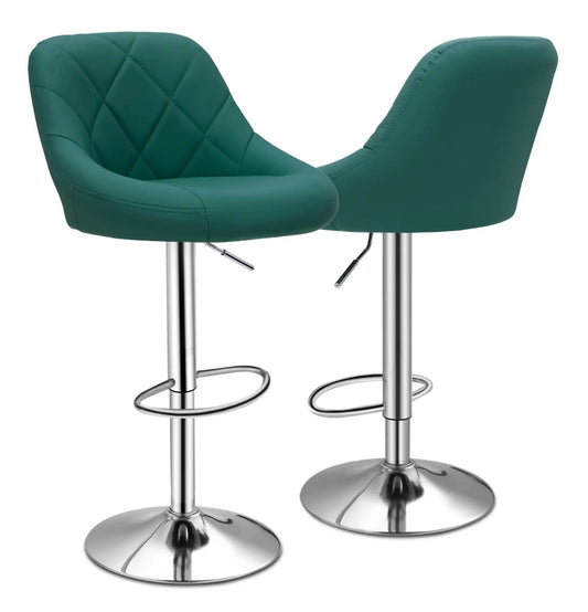 2 Green Bar Stools