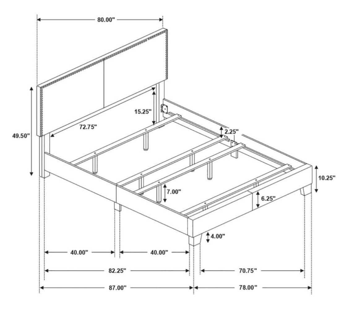 Boyd Upholstered King Bed 350061KE