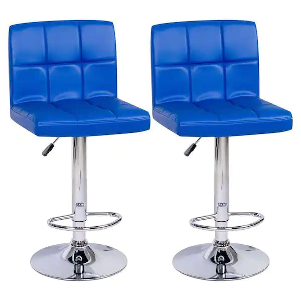 2 Blue Bar Stools