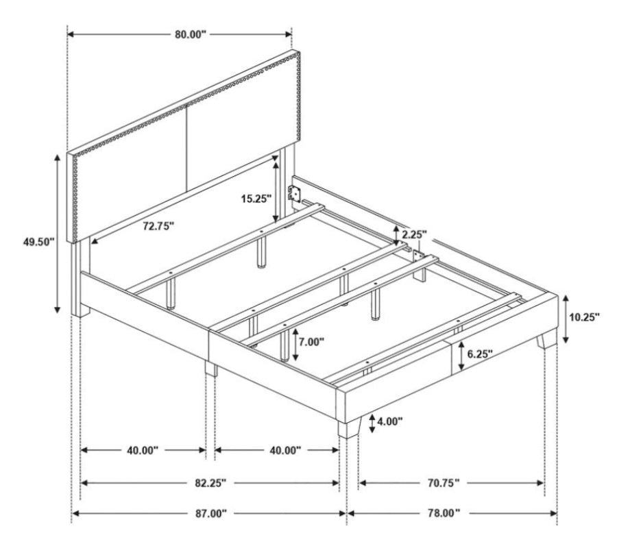 Boyd Upholstered King Bed 350071KE