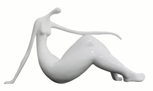 Relax Woman Sculpture SHTH-233 White