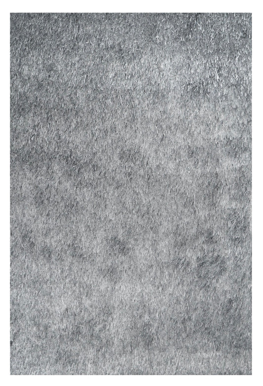 Gray Ribbon Shag Area Rug SHAR6573GREY