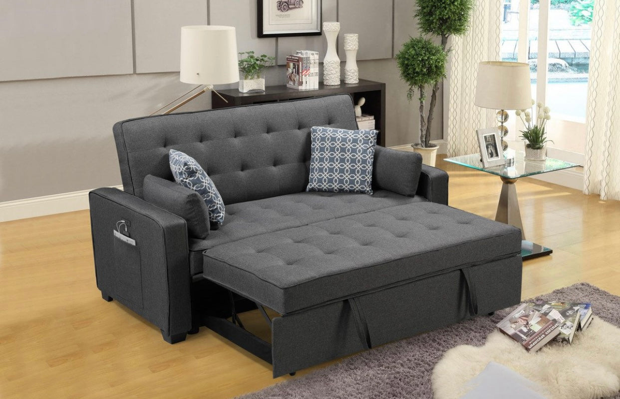 Cody Modern Gray Fabric Sleeper Sofa 83014