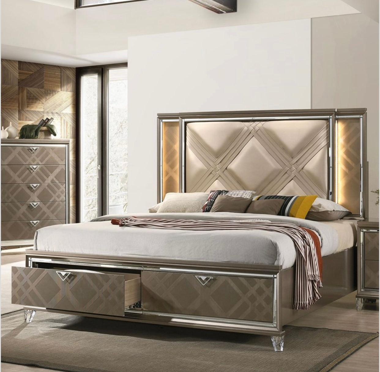 4 PCS Skylar Queen Bedroom Set 25320Q