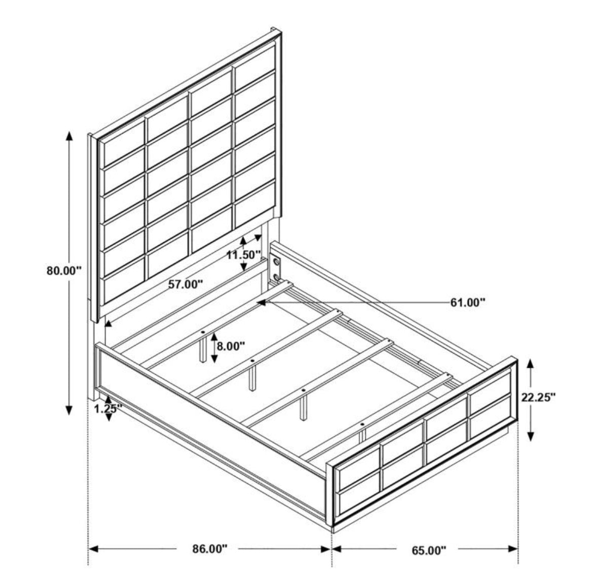 Durango Queen Bed 223261Q