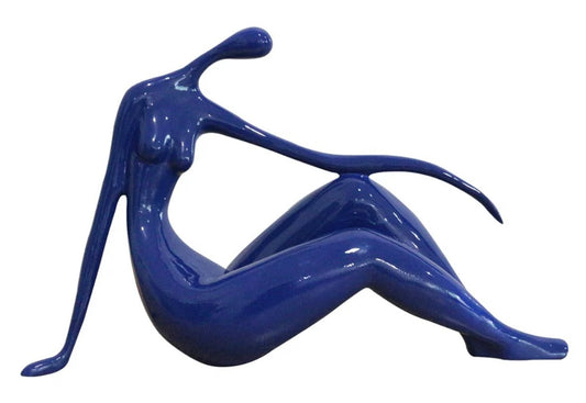 Relax Woman Sculpture SHTH-233 Blue