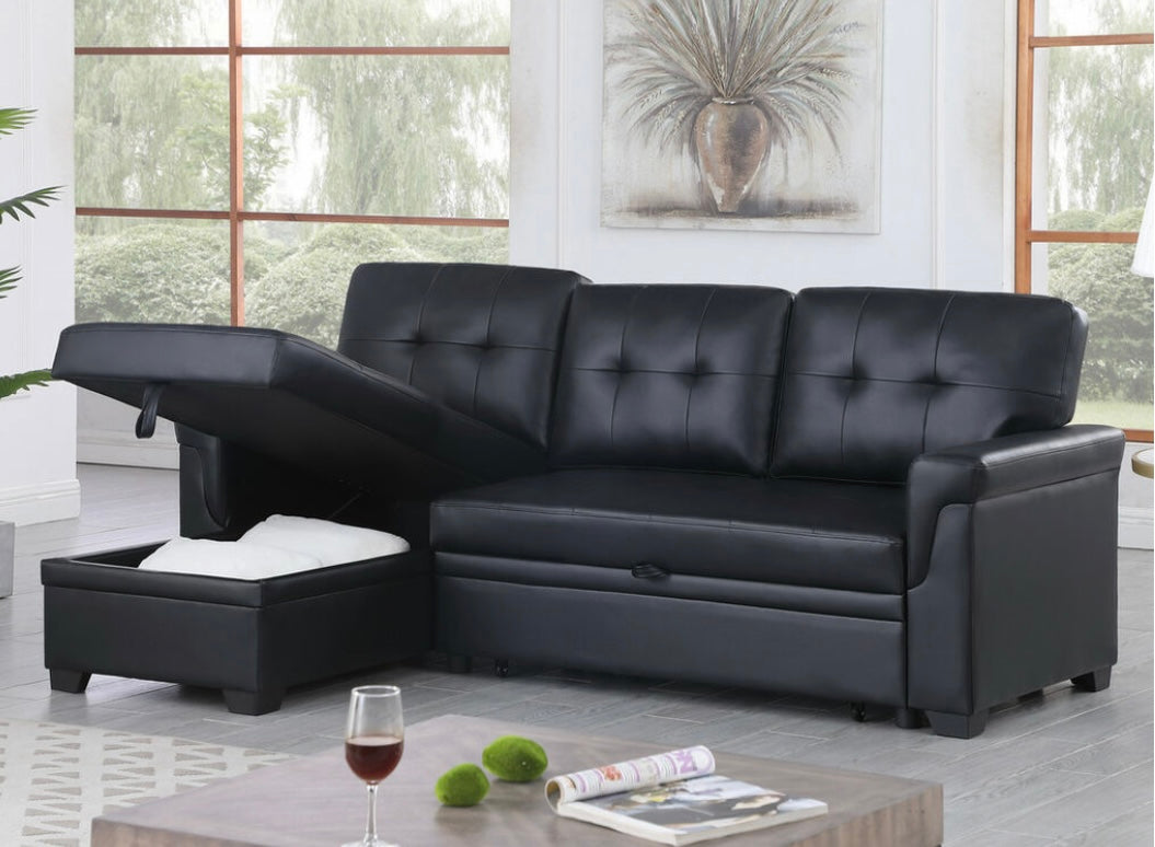 Lexi Reversible Sleeper Sectional Sofa 81347