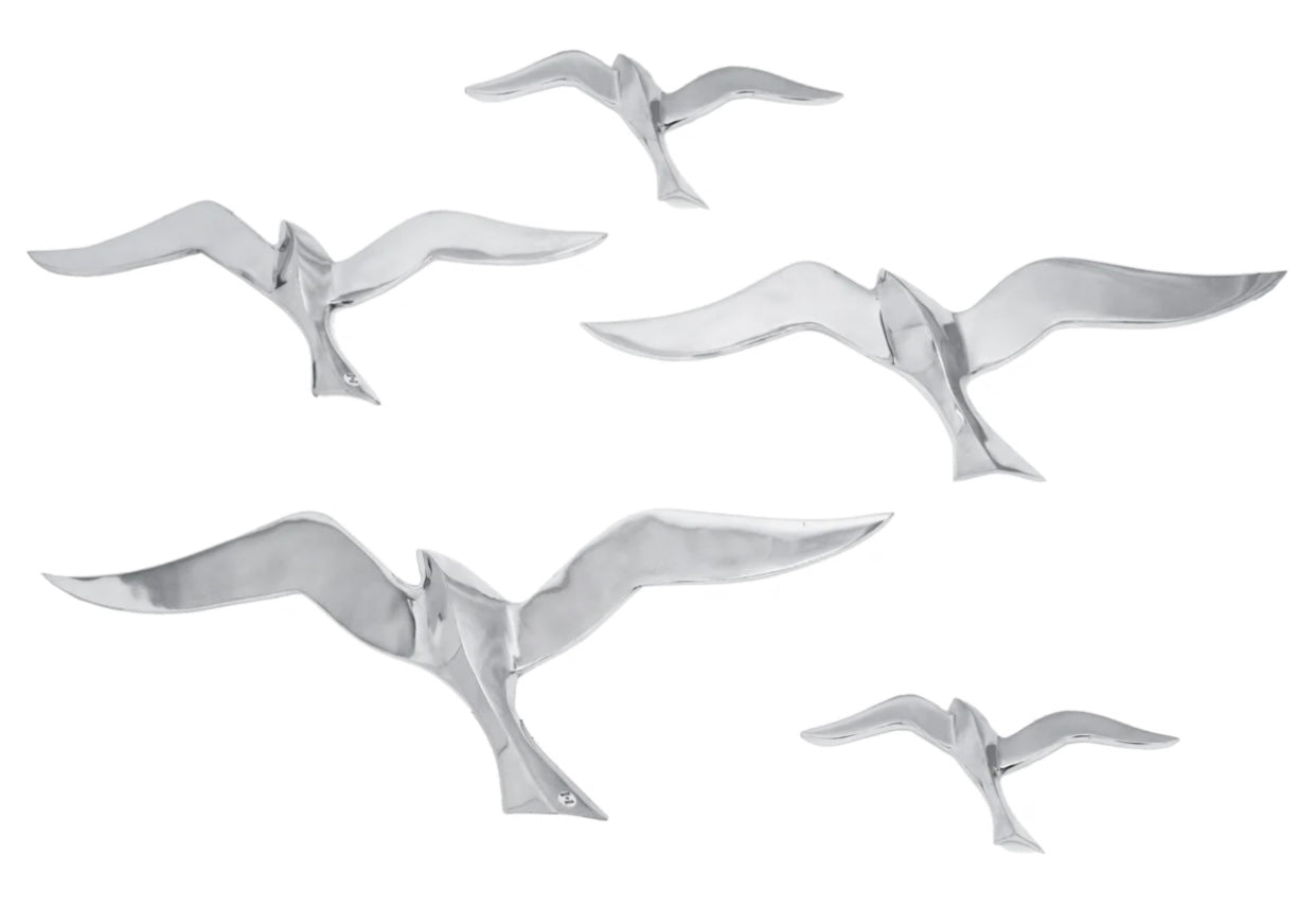 5pc Aluminum Birds Wall Decor SH-6576