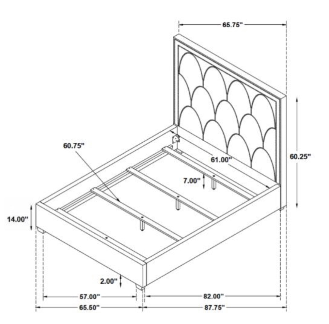 Bowfield Upholstered Queen Bed 315900Q