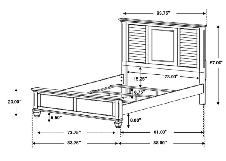 Franco King Bed 200971KE