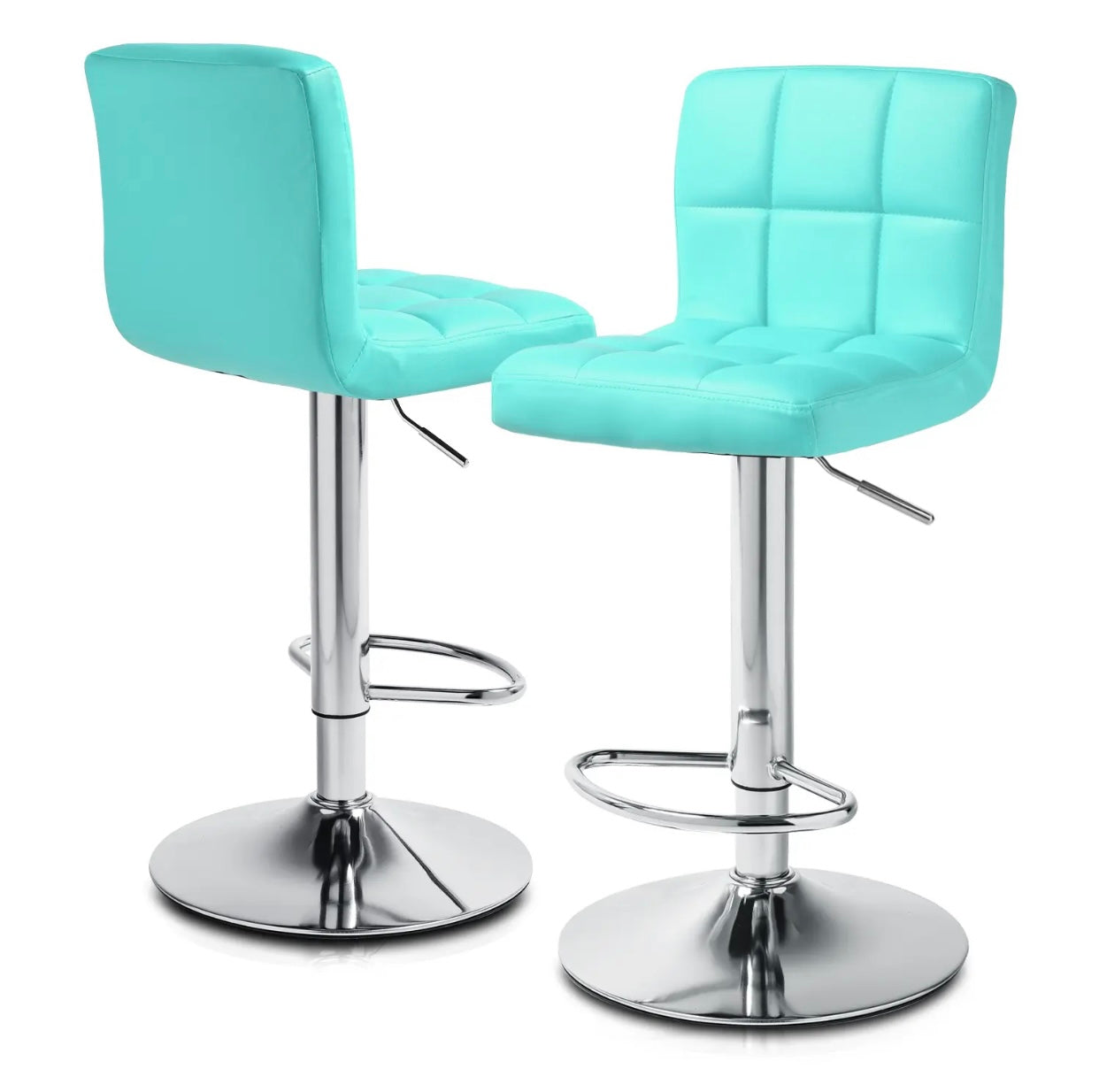 2 Tiffany Blue Bar Stools