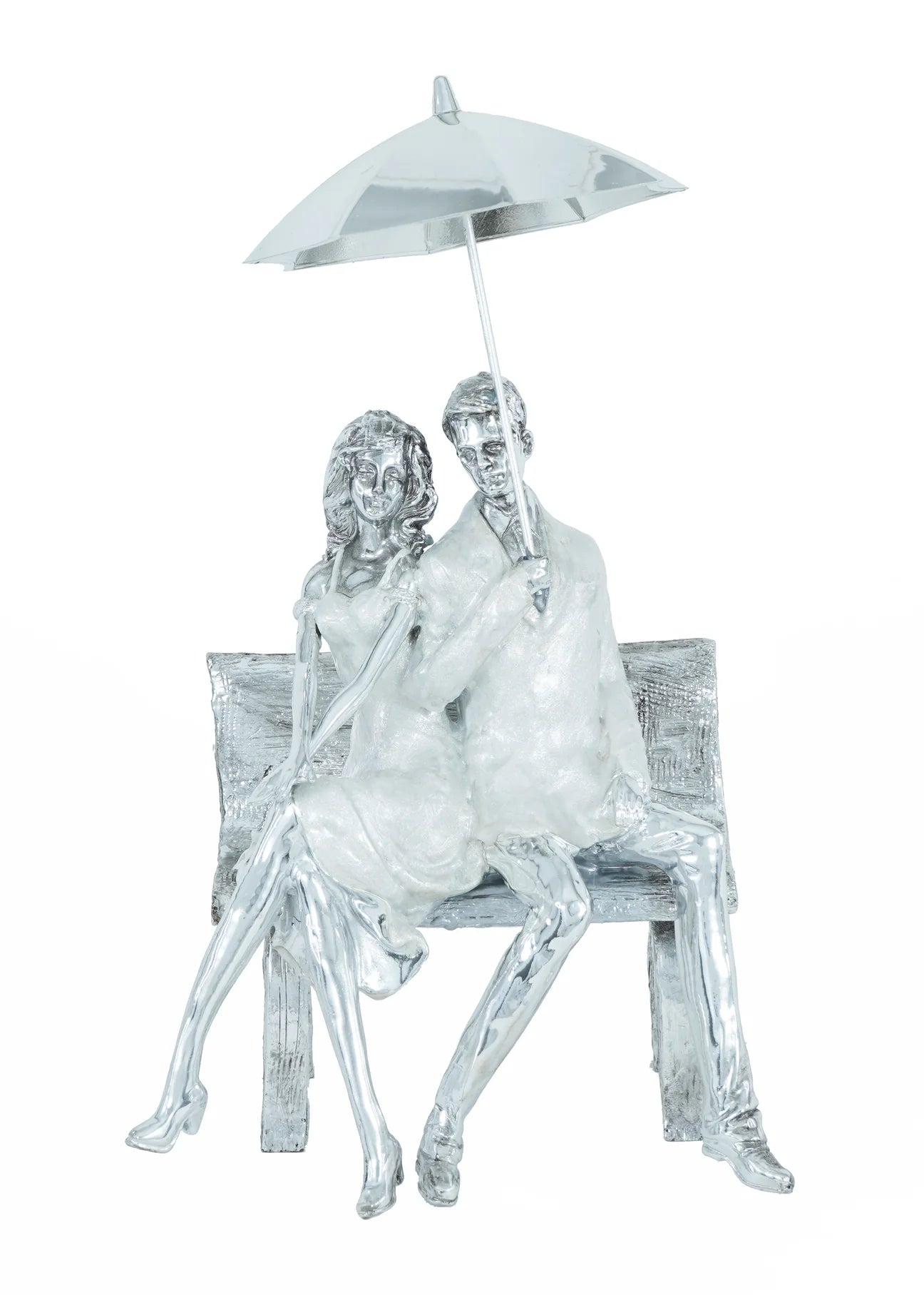 Couple on Bench under Umbrella SH8588500B