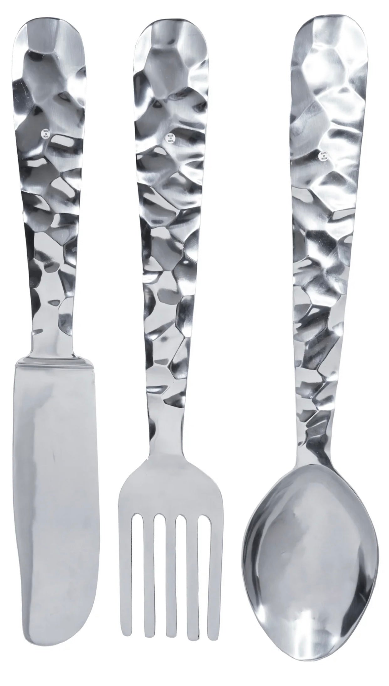 3pc Aluminum Utensil Wall Decor Set 34" SH-6575