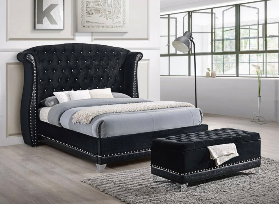 Barzini Upholstered Queen Bed 300643Q