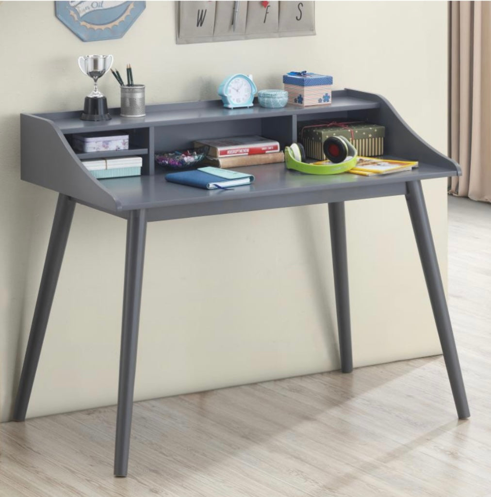 Percy 4-compartment Writing Desk Grey 804497