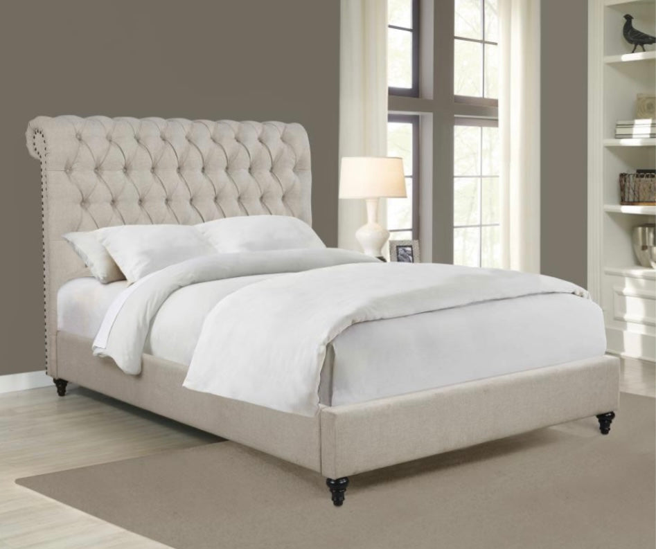 Devon Upholstered Full Bed 300525F