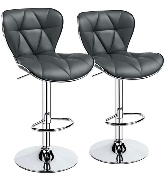 2 Gray Bar Stools