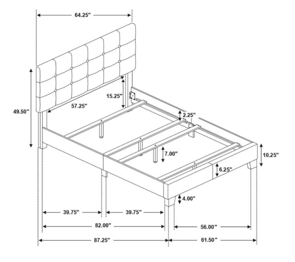 Mapes Queen Bed 305747Q