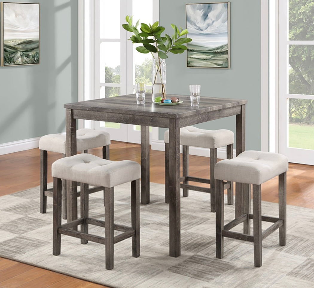 5 PCS Lucian Dining Table Set 30012