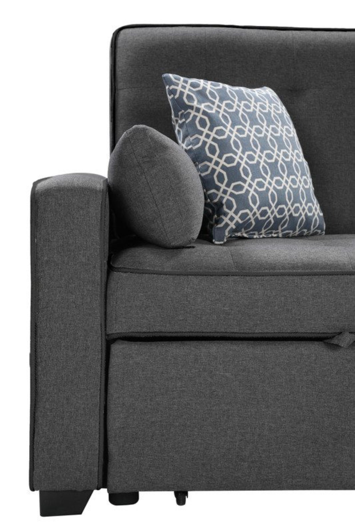 Cody Modern Gray Fabric Sleeper Sofa 83014