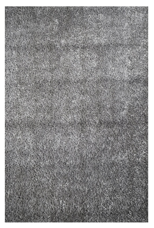 Gray Spaghetti Shag Area Rug SHAR6571GREY