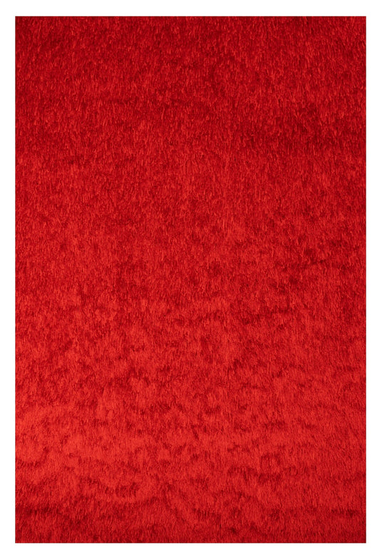 Red Ribbon Shag Area Rug SHAR6573RED