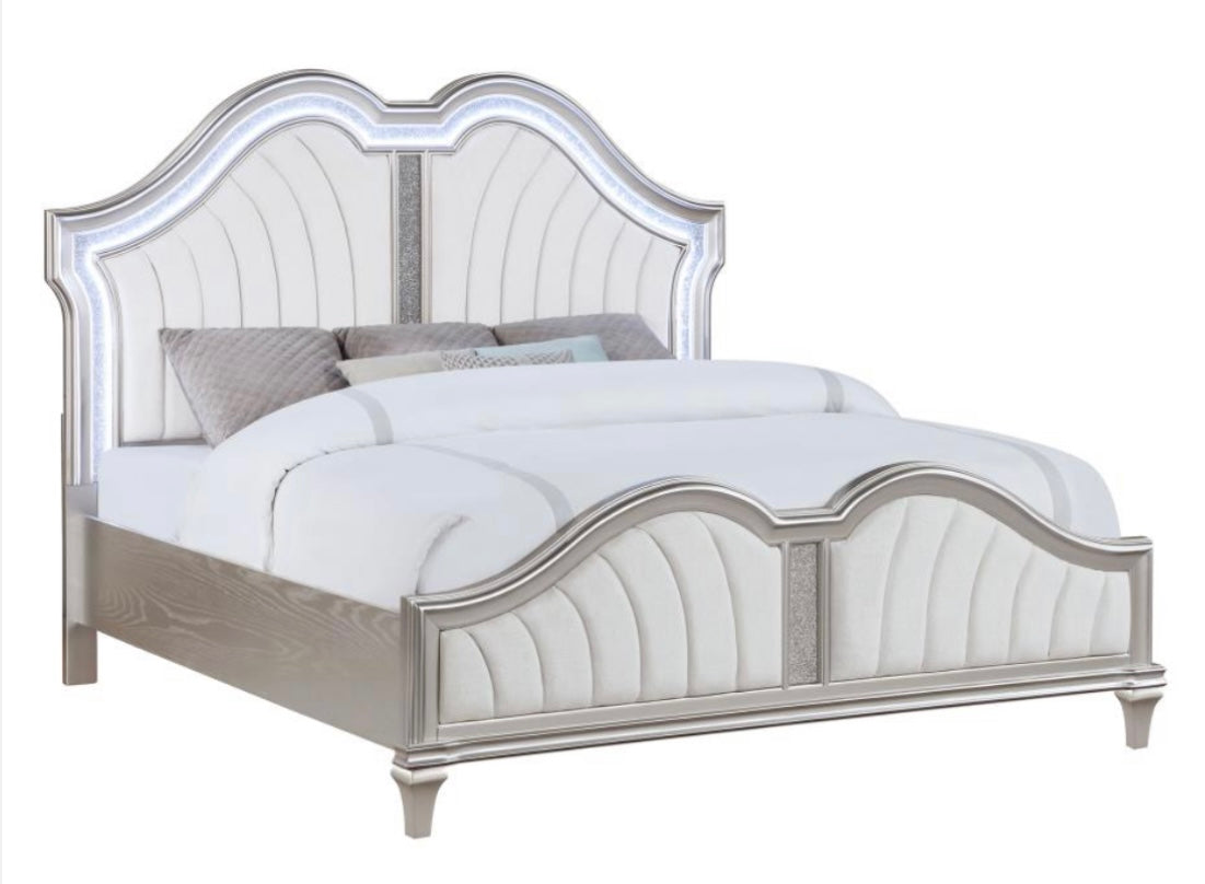 Evangeline Upholstered King Bed 223391KE