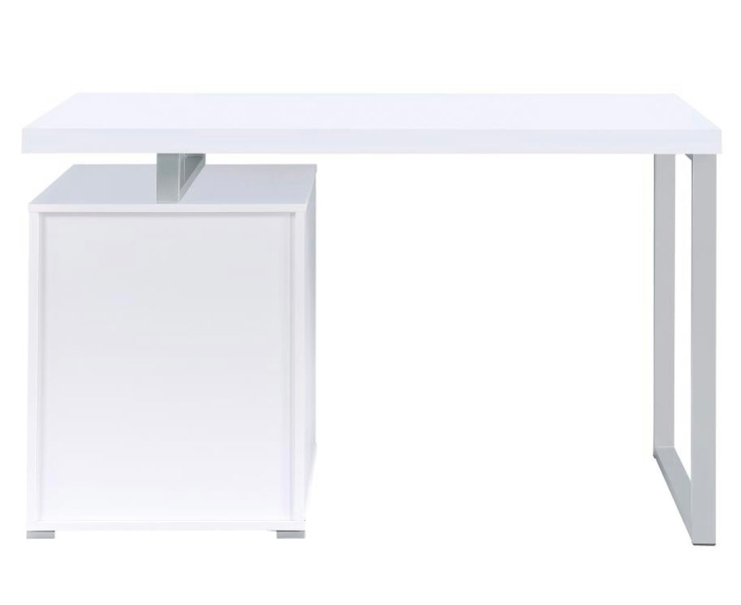 Brennan 3-drawer Office Desk White 800325