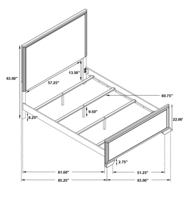 Baker Queen Bed 224461Q