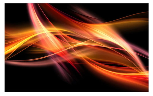 Abstract Fire Glass Wall Art SHA0853