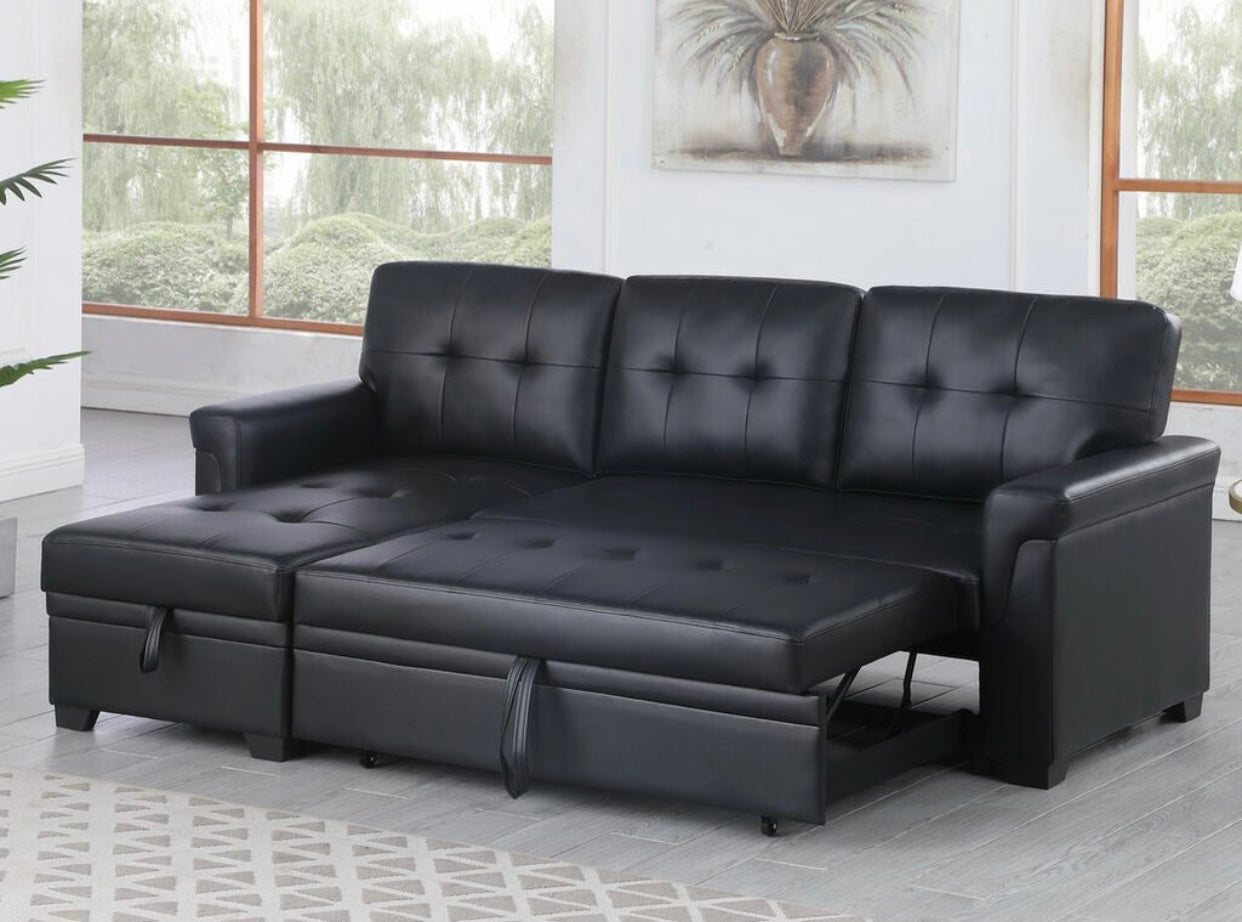 Lexi Reversible Sleeper Sectional Sofa 81347