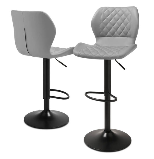 2 Gray Bar Stools