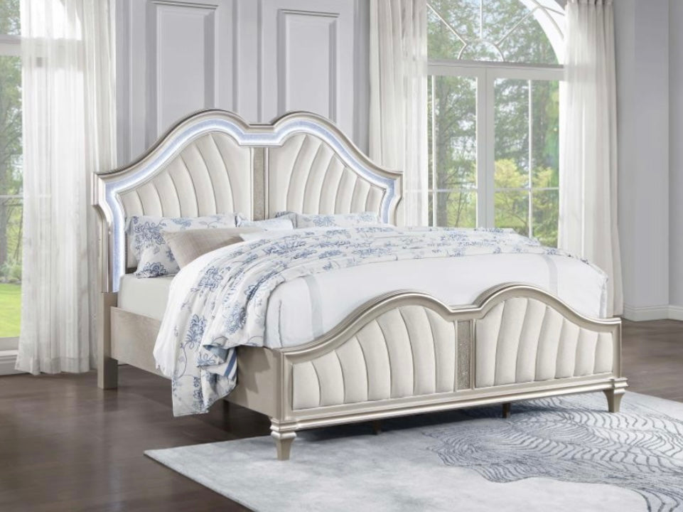 Evangeline Upholstered King Bed 223391KE