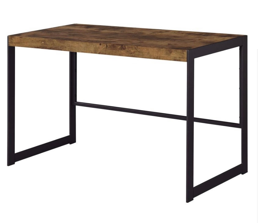 Estrella Writing Desk Antique Nutmeg and Gunmetal  800655