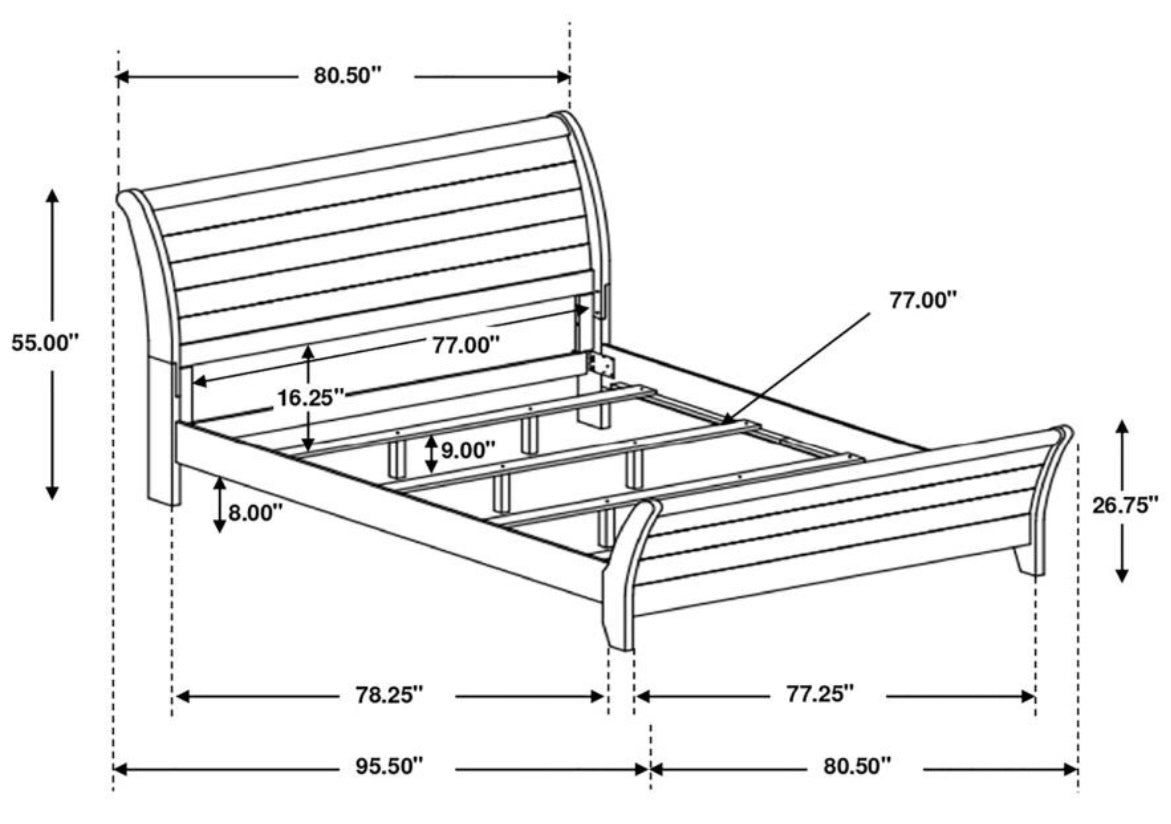 Frederick King Bed 222961KE