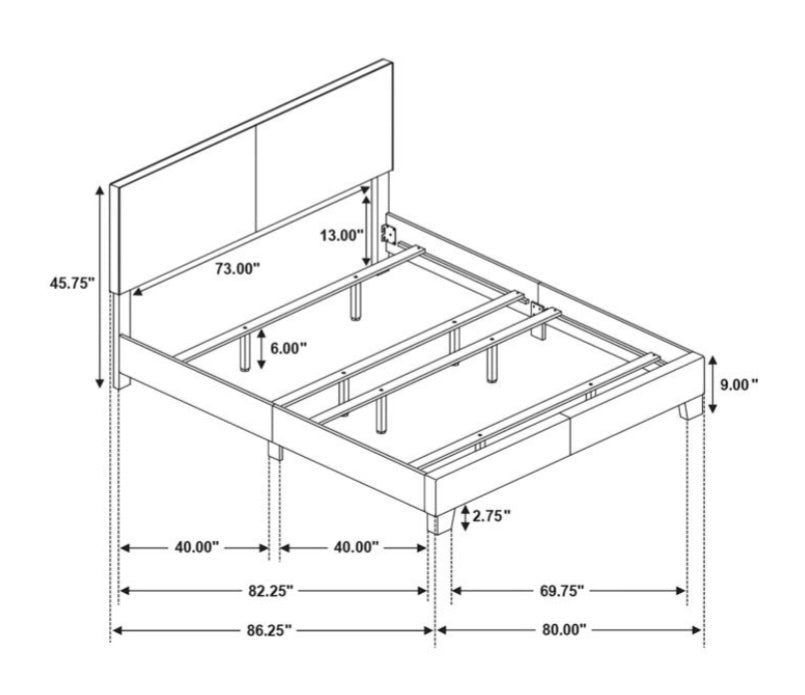 Dorian King Bed 300761KE