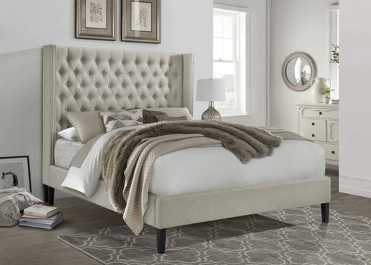 Queen Bed Beige M7534