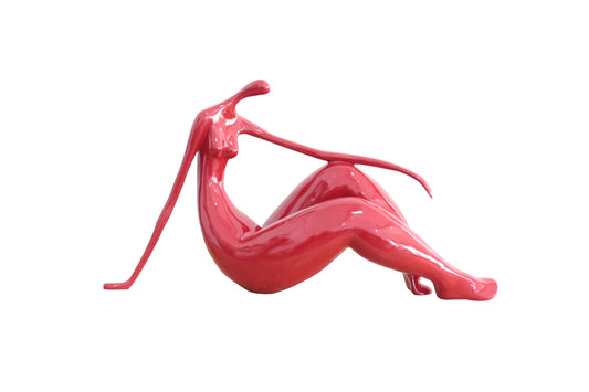 Relax Woman Sculpture SHTH-659 Red