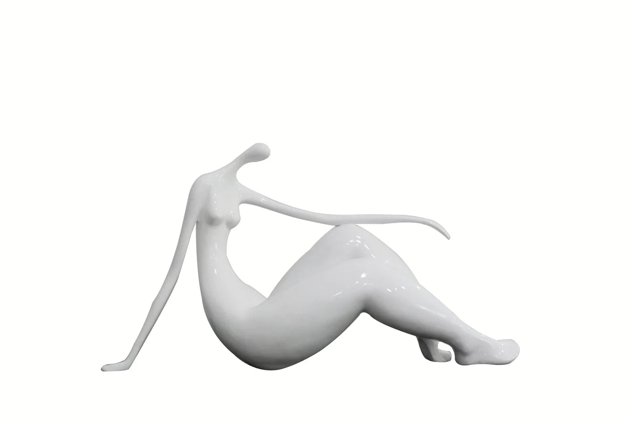 Relax Woman Sculpture SHTH-659 White