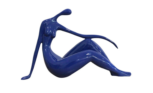 Relax Woman Sculpture SHTH-659 Blue