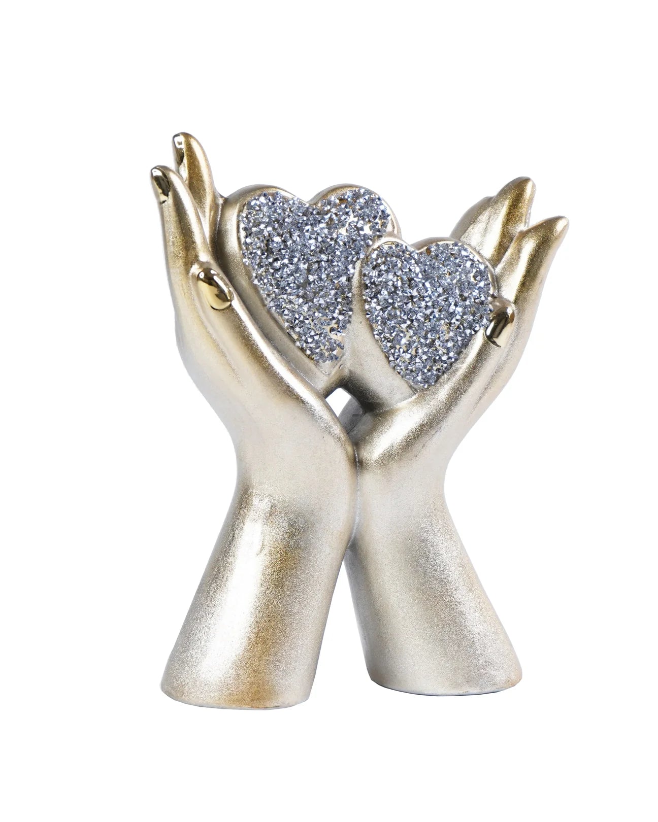 Hands Holding Diamond Heart SH2002-G